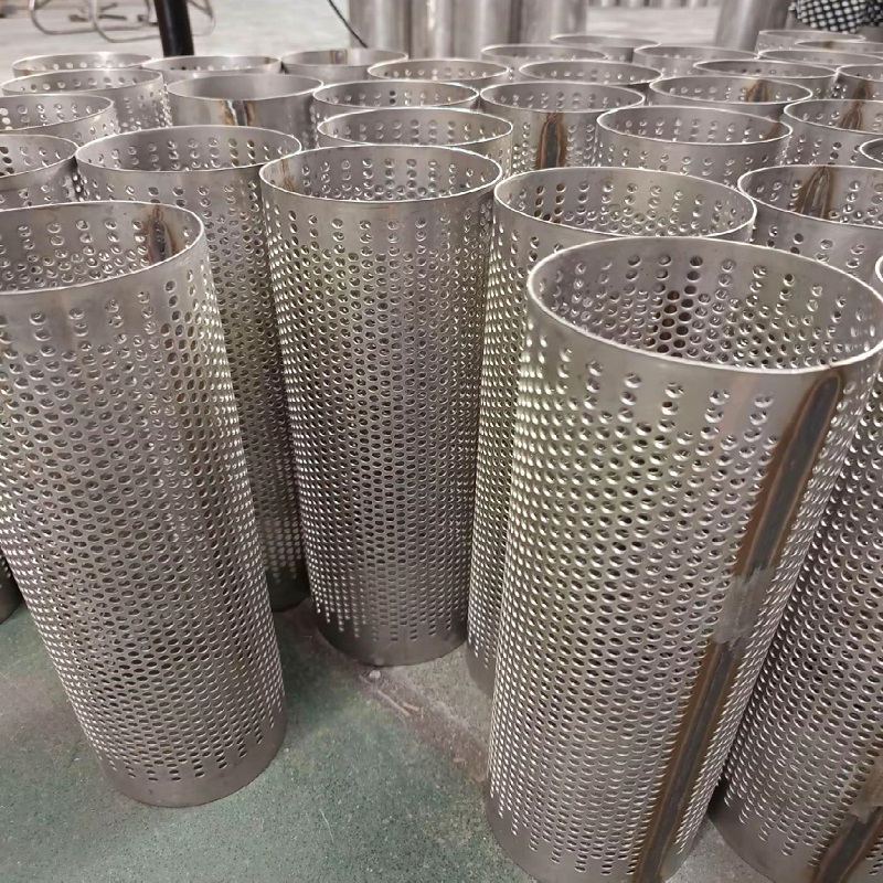 定制不锈钢冲孔网滤筒