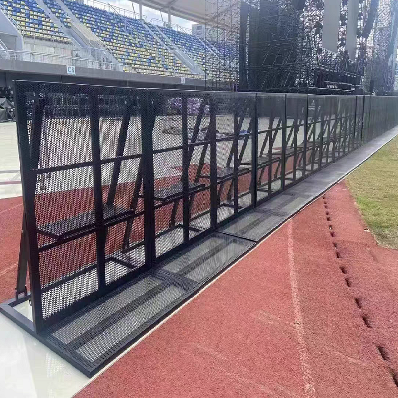 演唱会防爆铁马围栏：人流隔离安全防护方案