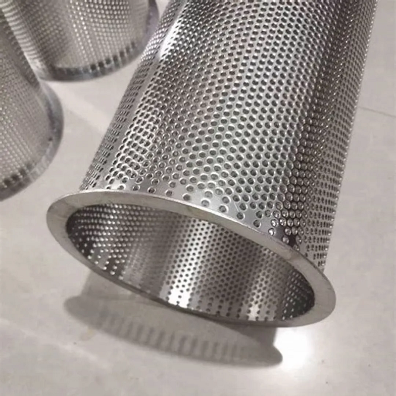 定制不锈钢冲孔网滤筒