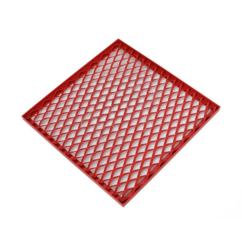 冲压菱形吊顶铝拉网